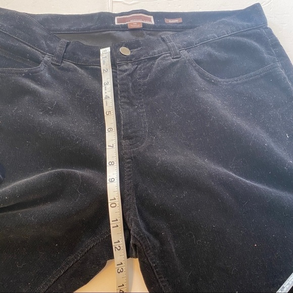 Michael Kors corduroy classic high rise black jean pants plus size 36 - Picture 7 of 7